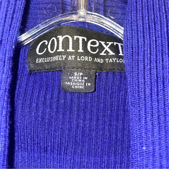 Cutter & Buck Women's Blue Open Front Sweater - Picture 6 of 8
